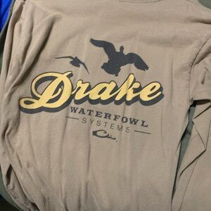 Drake Waterfowl Systems Tan Long Sleeve Shirt